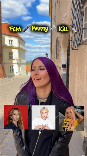 Feat 🎤 Marry 💍 Kill 🔪 - edycja MUZYCZNA! Jak wybralibyście Wy? 💜🥹 #wersow #hihania #fagata