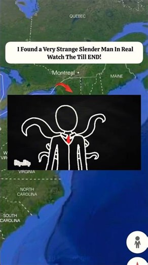 Slender Man In Real Found On Google Maps #earth #map