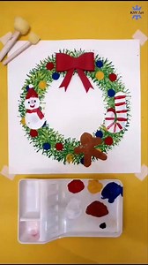 Christmas theme painting for kids | Amazing artwork