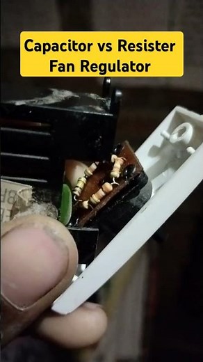 Changing Fan Regulator | Resistor vs Capacitor Fan Regulator | #fan #regulator #electrical