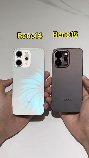 264K views · 3.7K reactions | OPPO Reno15 and OPPO Reno14 #OPPO #OPPOReno14 Appearance comparison | Tech Cave | Facebook