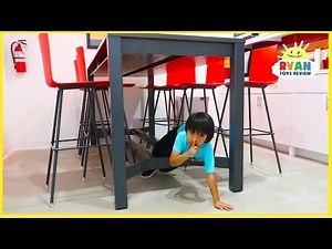 Ryan plays Hide and Seek in the Office!!!! - Videos For Kids