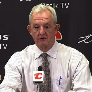 37K views · 157 reactions | "You look up holding in the dictionary, that’s holding." Sutter post game following the 2-1 loss to the Oilers : Calgary Flames | #Flames | Flamesnation | Facebook
