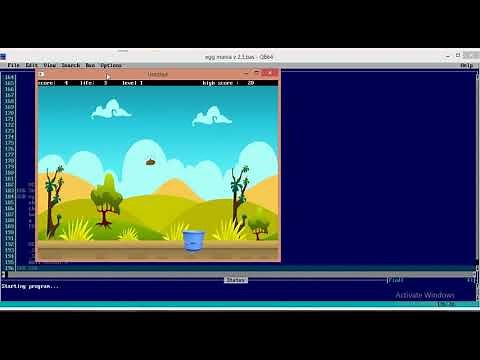 How to create simple game in qbasic