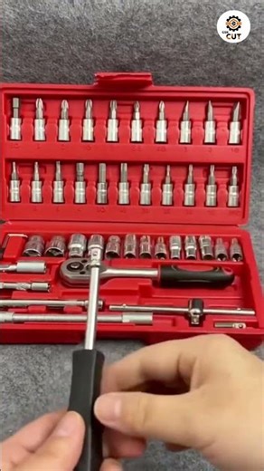 GSK Cut® 46 PCS Screwdriver Kit & Multi-Purpose Combination Tool Case