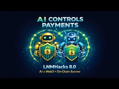 AI-Agent Controlled Escrow Payments | LNMHacks 8.0 Hackathon Project ‪@DoraHacksGlobal‬