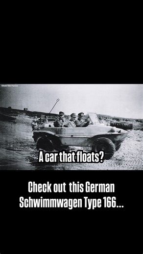 2.4K views · 412 reactions | A car… that floats. The Schwimmwagen...