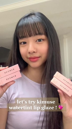 Kimuse Water Tint Lip Glaze Review and Swatches
