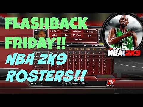 NBA 2K9 - Rosters and Overall Ratings (Flashback Friday)