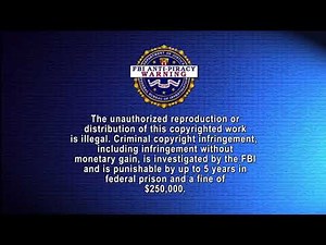 Blue Rating “PG-13” Screen/FBI Anti-Piracy Warning Screen (2009-2010)
