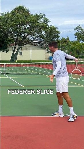 Federer vs Djokovic Backhand Slice