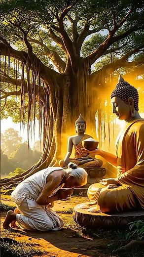 Poor Elderly Woman's Offering to Buddha | Bà lão cúng dường Đức Phật #Buddhism #Buddha #Meditation