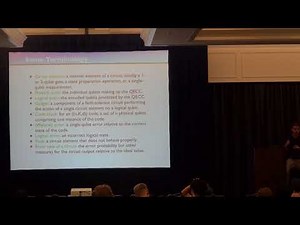 Daniel Gottesman: The Definition(s) of Fault Tolerance