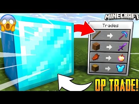 MINECRAFT BUT BLOCK TRADE OP ITEMS😱!