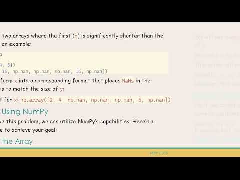 How to Match Two Arrays by Adding NaNs to the Smaller Array