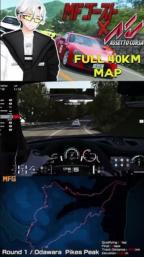 MF Ghost Odawara Pikes Peak 40km now on Assetto Corsa