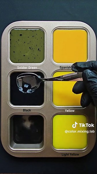 TikTok의 Color mixing lab