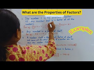 What are the Properties of Factors? | Examples of Factors | Learn Math Step-by-Step #maths #factors
