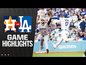 Astros vs. Dodgers Game Highlights (7/4/25) | MLB Highlights