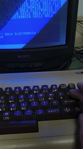 Commodore 64 tv sony