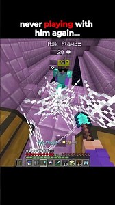 never playing with him again #andrast #minecraft