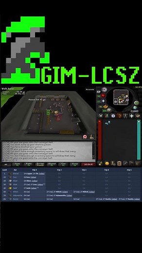 Blast Furnace - Gold #osrs #shorts #runescape #ironman #pvm #oldschoolrunescape #GIM #youtubeshorts