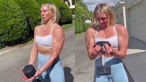 Charlotte Flair Flexes Her Muscles As She Lifts Weights During Her Workout #WWE #charlotteflair #RoyalRumble #TiffanyStratton #wwenews | Wrestling News Now