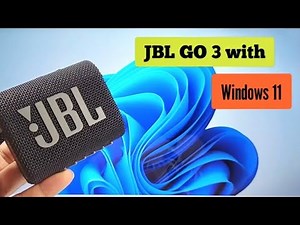 Connect JBL Go bluetooth speaker to windows 11