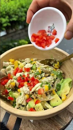 High Protein Creamy Chicken Salad | Healthy & Easy Chicken Salad