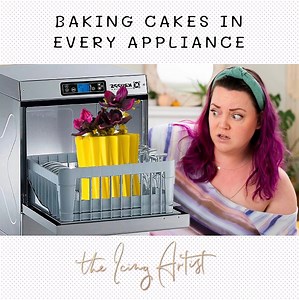88K views · 411 reactions | Can you bake a cake in a dishwasher? How about in a waffle iron?! I'm testing out whether it works or... if it will completely ruin my kitchen appliances  | The Icing Artist | Facebook