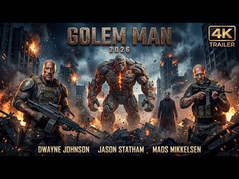 Golem Man (2026) – First Trailer | Dwayne Johnson, Jason Statham, Mads Mikkelsen