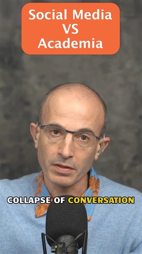 15K views · 301 reactions | Has social media led to oversimplified discourse in universities? The recent collapse of conversation in academic institutions is certainly very concerning. Listen to the full conversation with Adam Grant for the ReThinking podcast at spoti.fi/4ajMTS6 #conversation #academia #university #socialmedia #debate | Yuval Noah Harari | Facebook