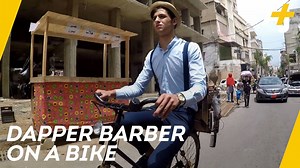 277K views · 2.2K reactions | He's dapper and he loves everything vintage. Meet Beirut's barber on a bicycle | AJ+ | Facebook