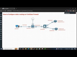 How to configure Static Routing on Fortigate firewall step by step detailed lab in… - Partner