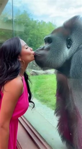 GO TO HORNY JAIL! 🍳💥... Gorilla Gets "Bonked" by Wife 🦍🤣 #shorts #funny #gorilla #bonk #meme