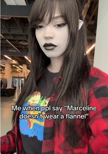 Marceline's Flannel Fashion in Adventure Time