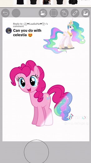 MLP Celestia Rainbow Hair Color Swap | My Little Pony Oiled