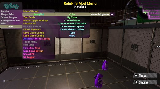 ReInkify Mod Menu Modding Tool for Splatoon 2 | Splatoon 2 Modding Tools