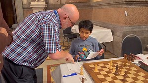 A dramatic end to Round 8 of the British Chess Championship! Rising star FM Supratit Banerjee had White against IM Marcus Harvey on board 6 — long after all other games had finished, the two were locked in a tense drawn endgame: White with two pawns and a bishop vs Black’s two pawns and a knight after a capture on move 88. After a long battle around the board, Banerjee called the arbiter to claim a draw. Unfortunately, the correct procedure wasn’t followed. Under the rules: A player must indicat