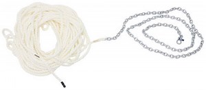 Lewmar LFX Fluke Anchor w/ Rope, Chain, and Shackle - Aluminum - 7 lbs Lewmar Boat Anchor LE24GR