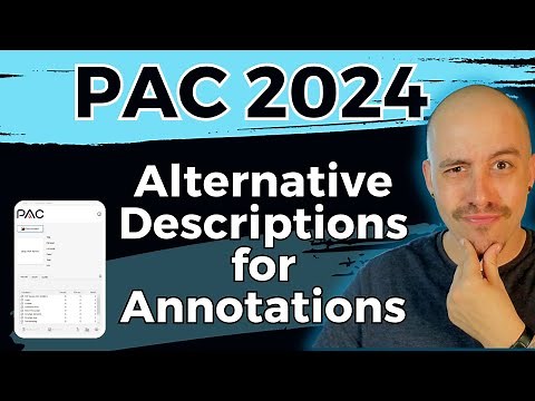 PAC 2024 | Alternative description missing for annotation | PDF UA | WCAG