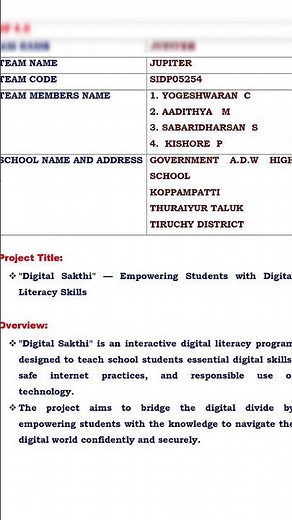 #sidp #project #ideas #digital