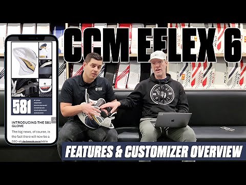 CCM Goalie's Eflex 6 Gear and a look at the new customizer