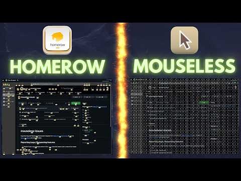 Homerow vs Mouseless | Navigate macOS without using the mouse