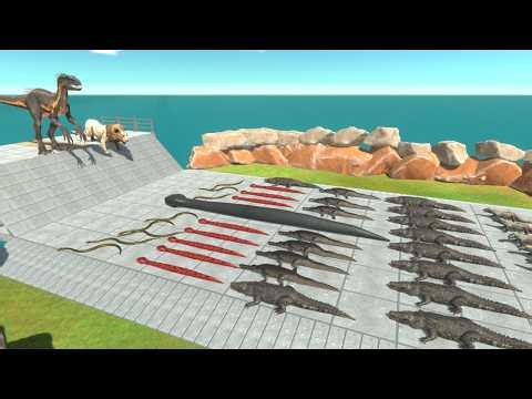 Indominus Rex Leads Dinosaurs X Lion Leads Modern Mammals Fight Black Mamba leads Reptiles