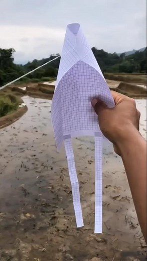 simple paper kite #origami #diy