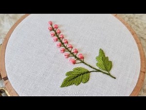 Simple Needle Work Tips for Easy and Beautiful Embroidery Designs / Flower Embroidery For Beginners