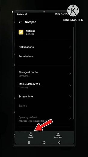 How to Enable a Disabled App on Android | Restore Notepad App Easily