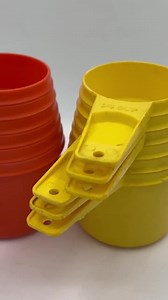 Vintage Yellow Orange Tupperware Measuring Cups/two Complete Sets/1970s Kitchen Decor/retro Flower Power - Etsy