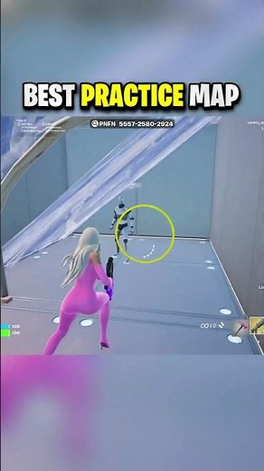 I found the BEST PRACTICE map in Fortnite 😈 #fortnite #fortniteclips